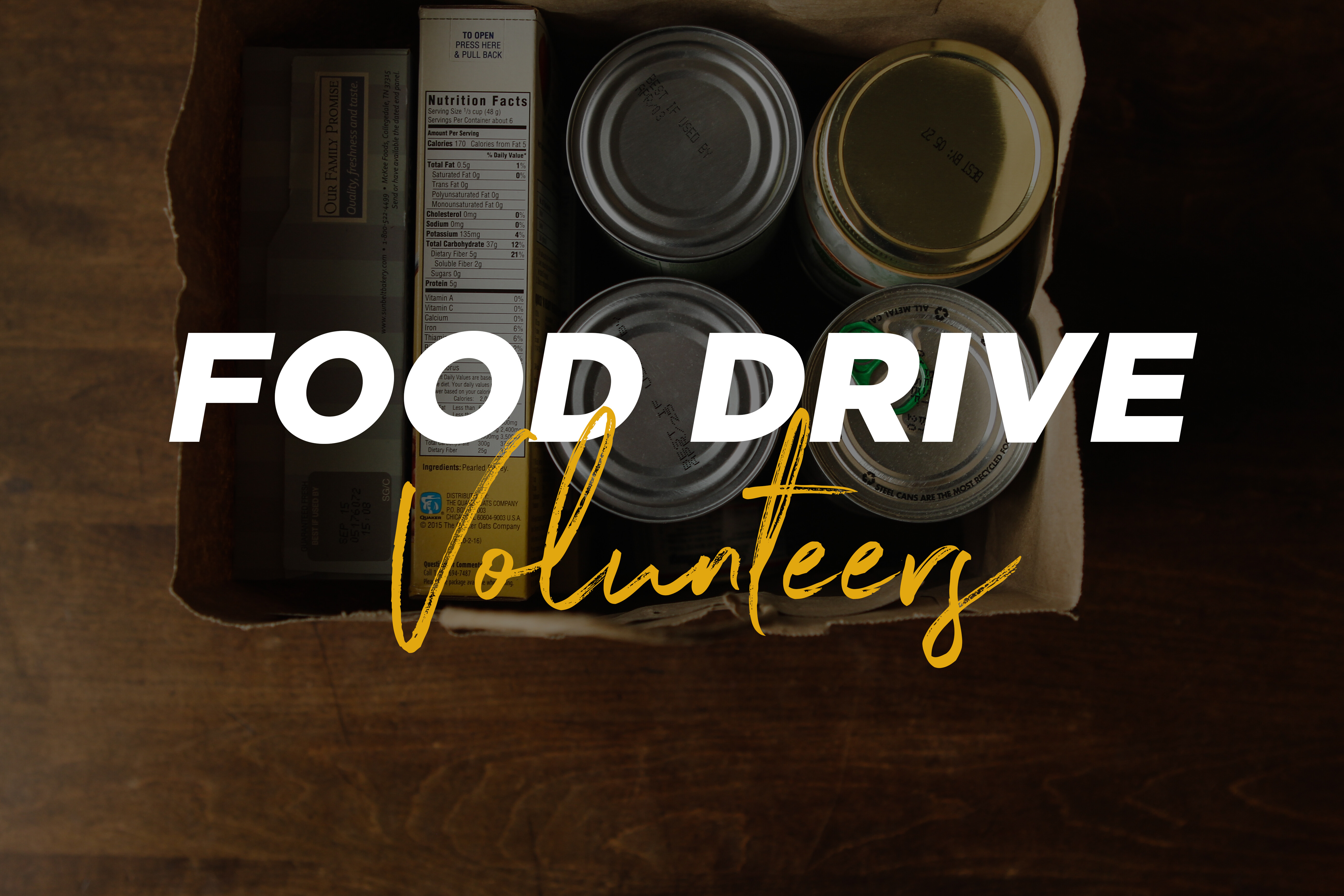 Food Drive Volunteers