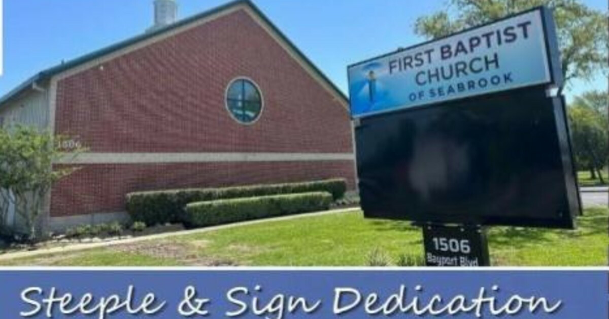 Sign & Steeple Dedication