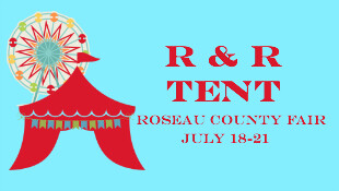R & R Tent at the Roseau County Fair