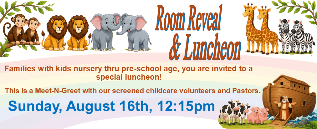 Nursery Room Reveal and Luncheon Web Banner