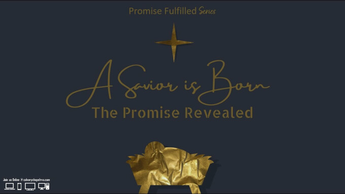 A Savior is Born -- The Promise Revealed