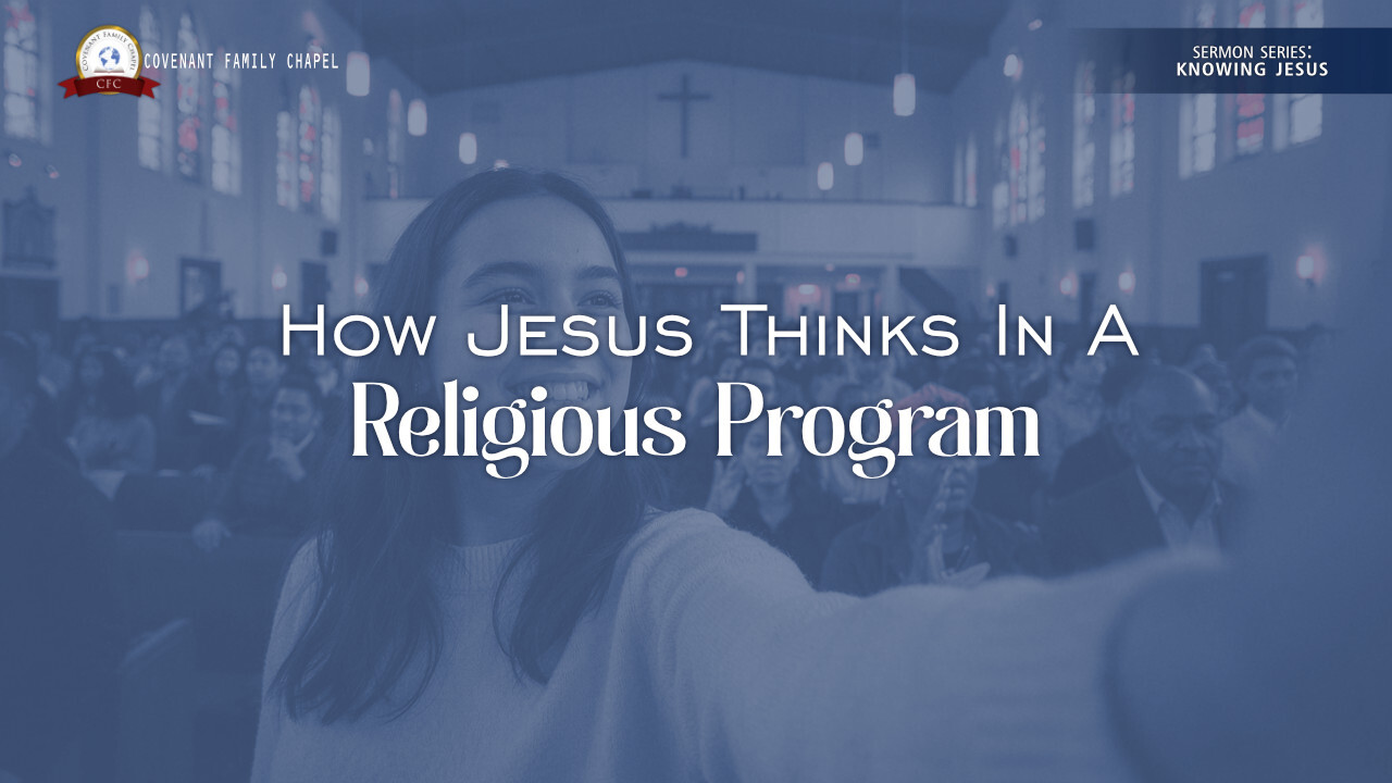 How Jesus Thinks In A Religious Program