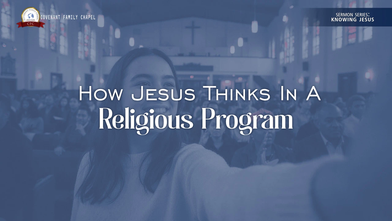 How Jesus Thinks In A Religious Program