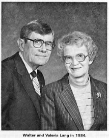 Walter and Valeria Lang