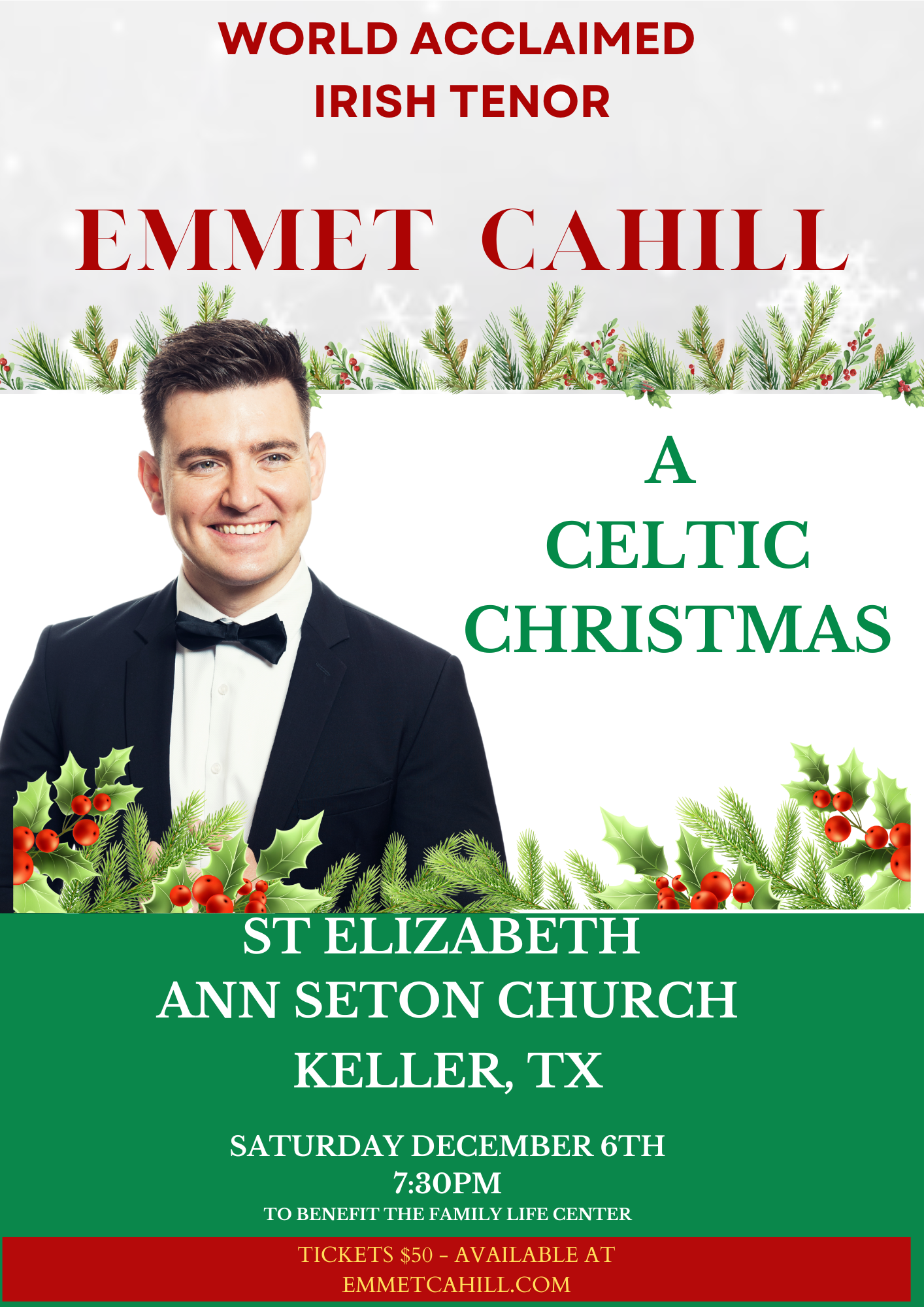 An Irish Christmas Concert with Emmet Cahill