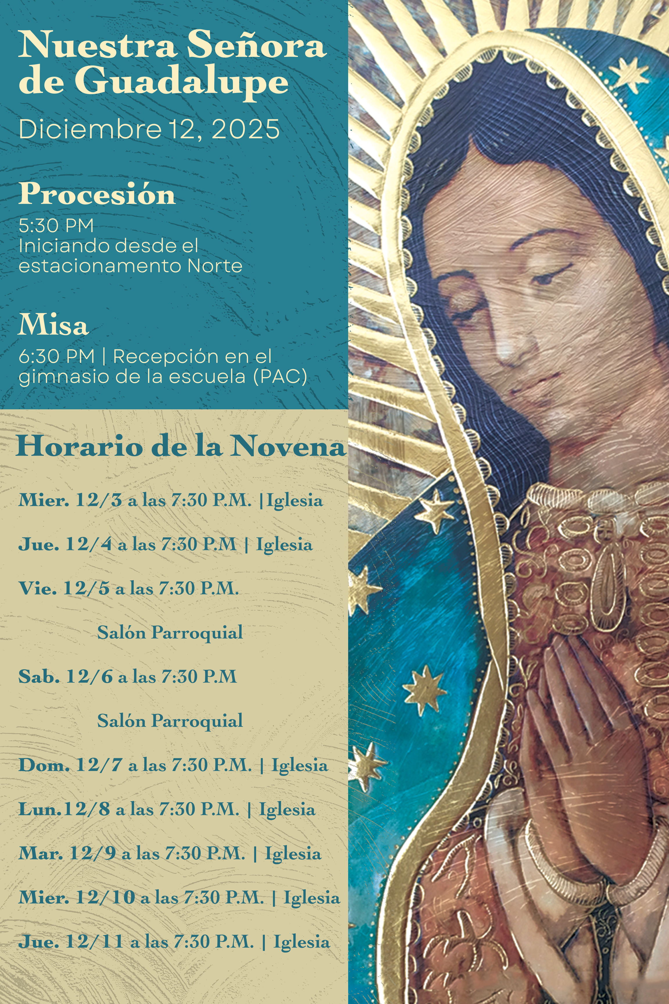 Our Lady of Guadalupe Celebration