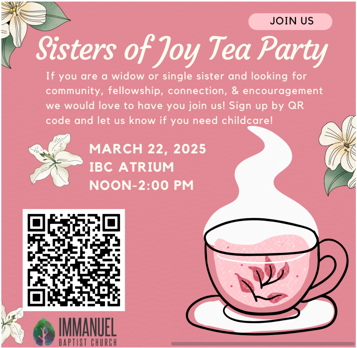 Sisters of Joy Tea Party