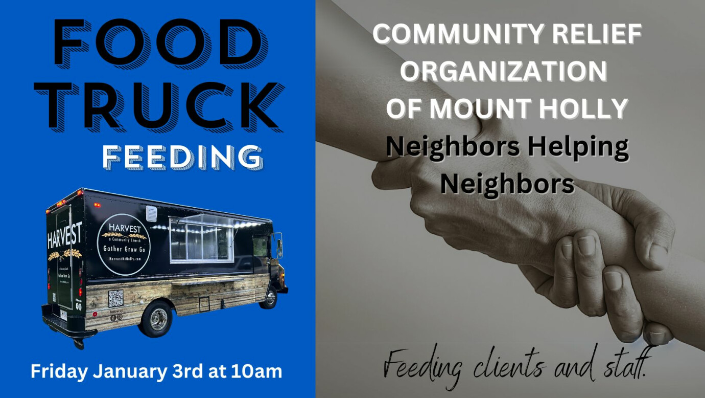 Food Truck feeding Mt.Holly CRO