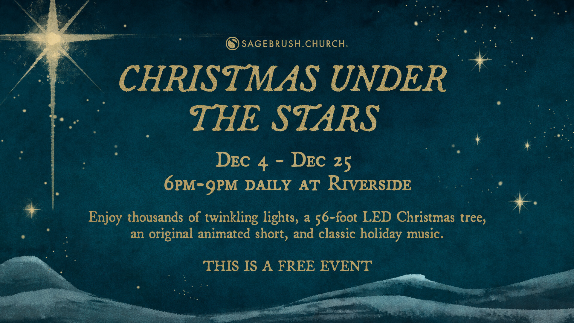Christmas Under the Stars (Dec 4-25)