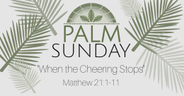 When the Cheering Stops (trad.)