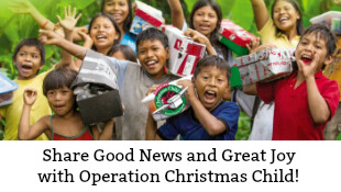 Operation Christmas Child Lunch & Shoeboxes Are Due!