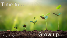 Grow Up!  A study of the Book of James