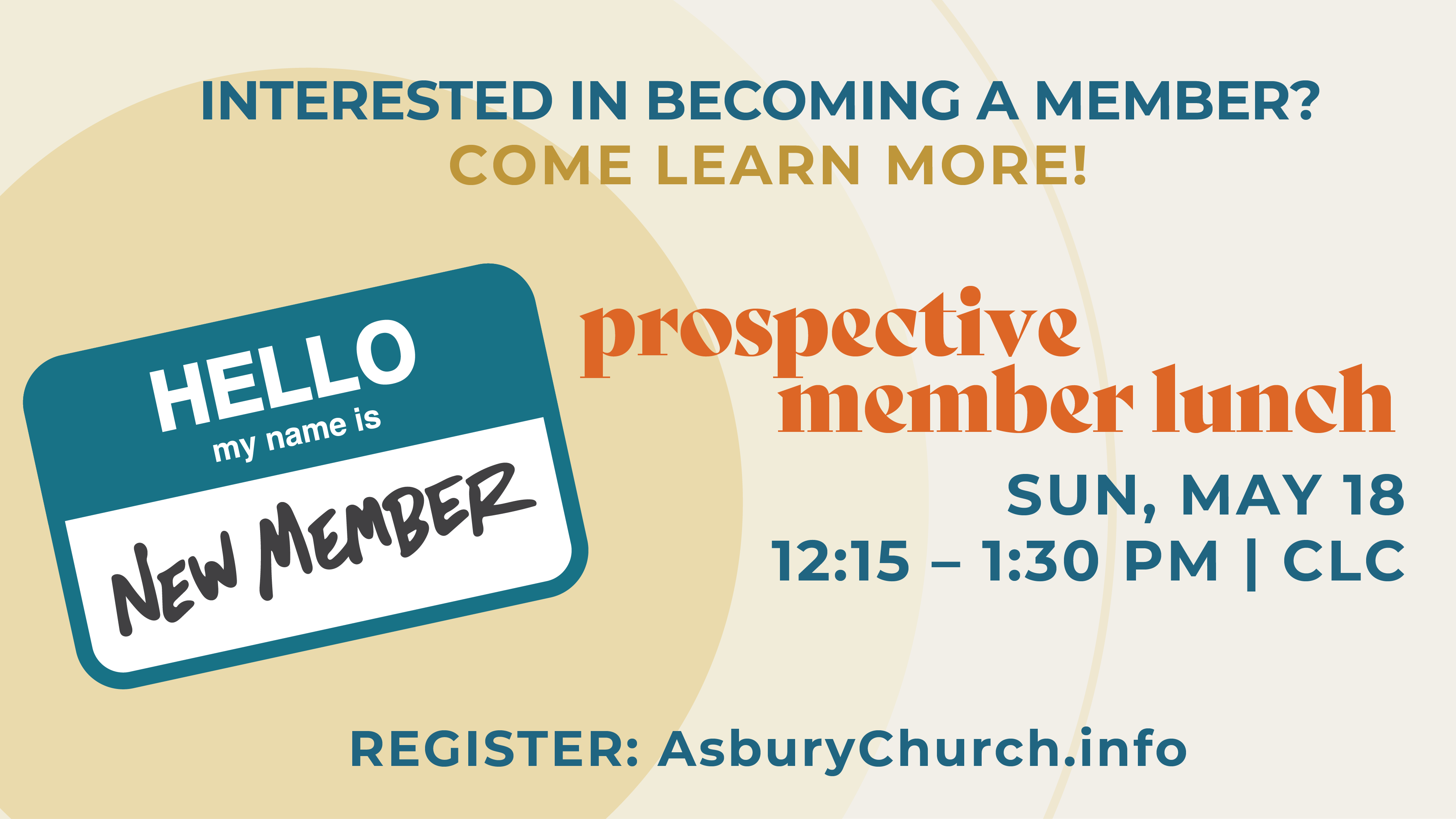 Prospective Member Lunch