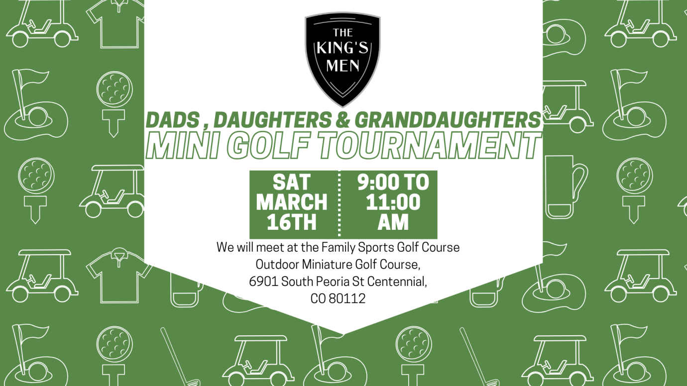 King's Men Mini Golf Tournament - cancelled