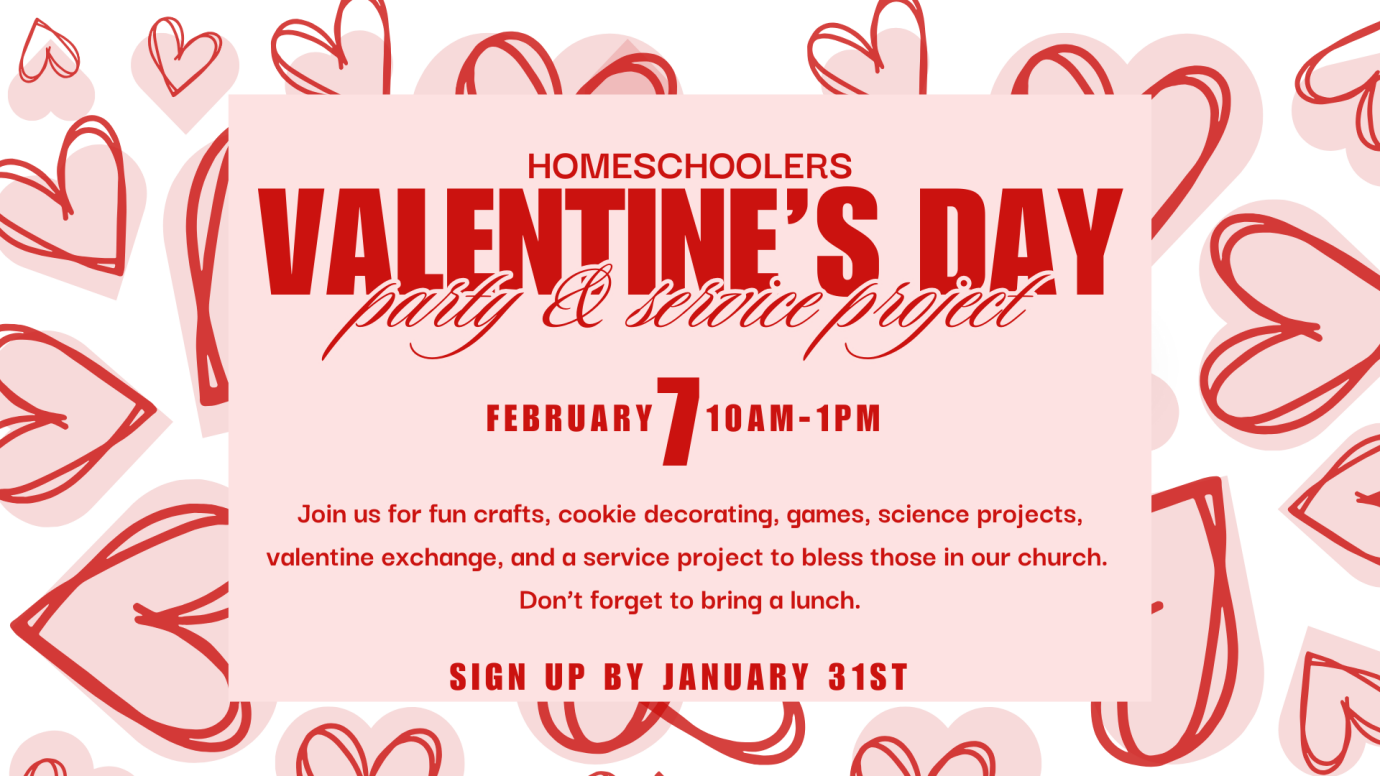 Homeschoolers Valentine's Day Party and Service Project