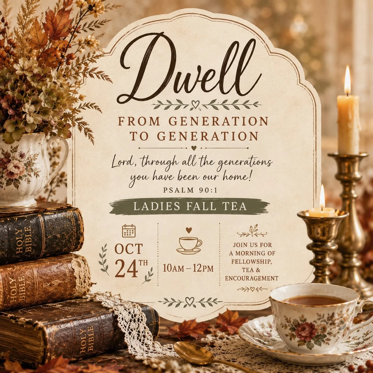 Dwell Ladies Fall Tea