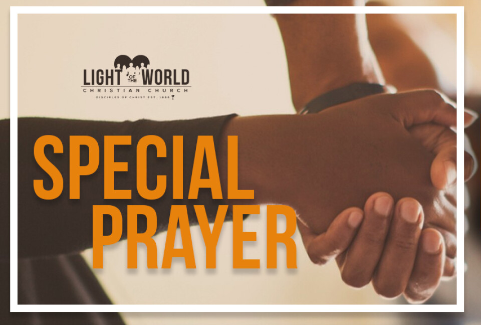 SPECIAL TIME OF PRAYER