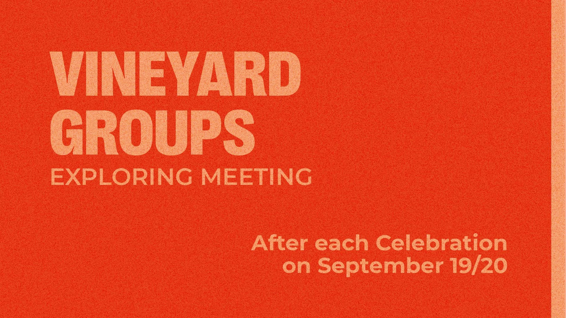 Groups Exploring Meeting