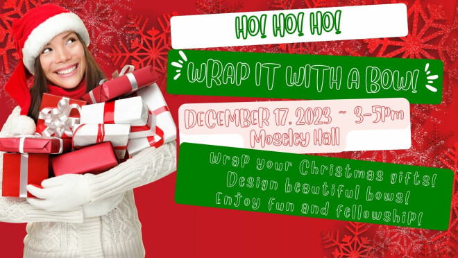 Ho, Ho, Ho, Wrap It With a Bow!