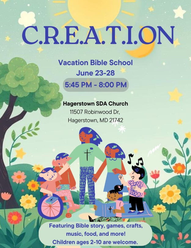 Vacation Bible School - C. R. E. A. T. I. O. N. Kids