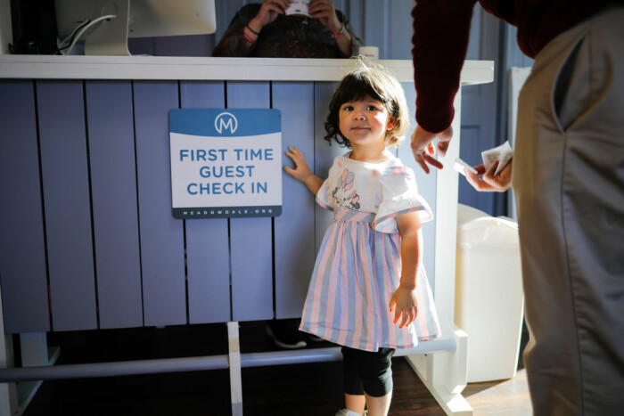 Child Being Checked in