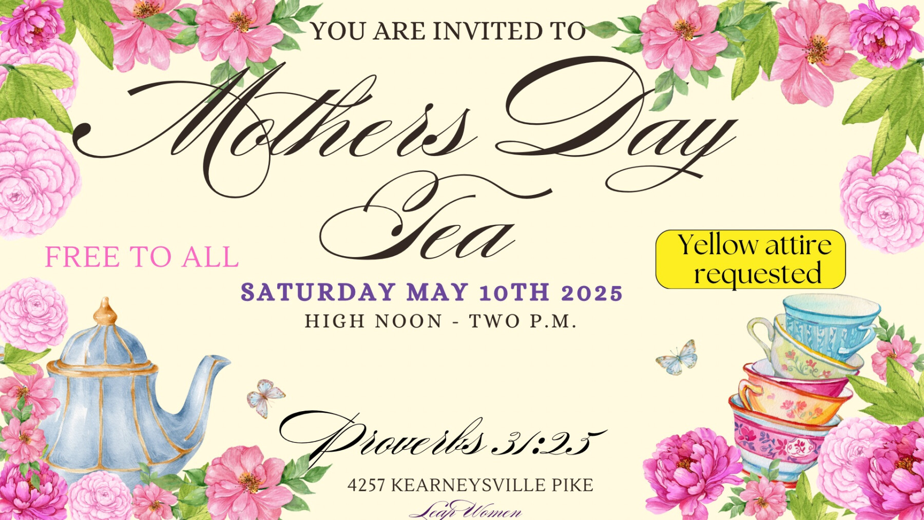 Mother`s Day Tea!