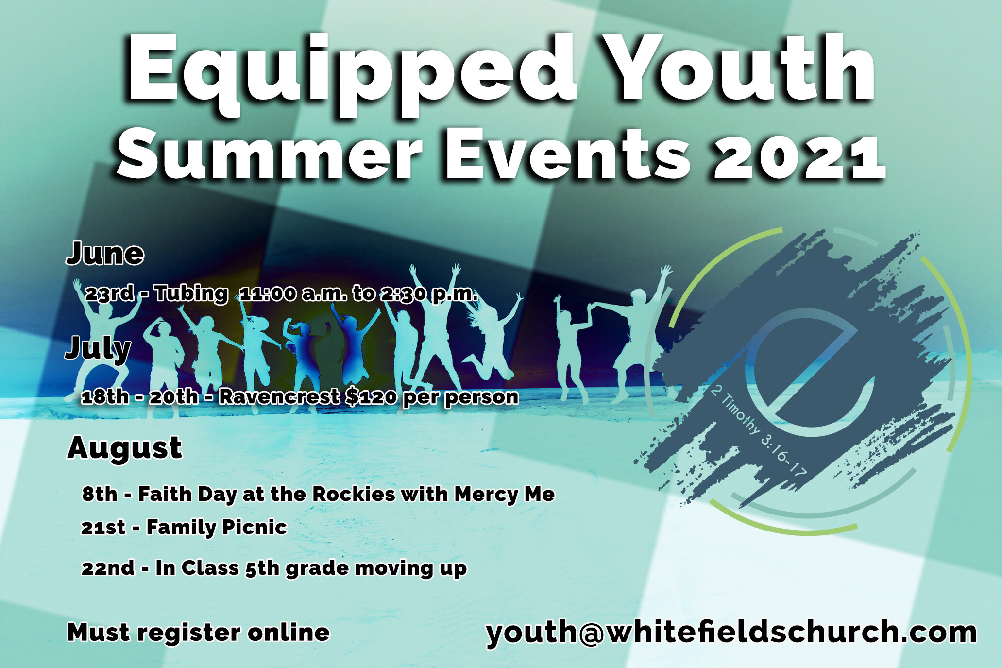 Equipped Youth Summer Events 2021