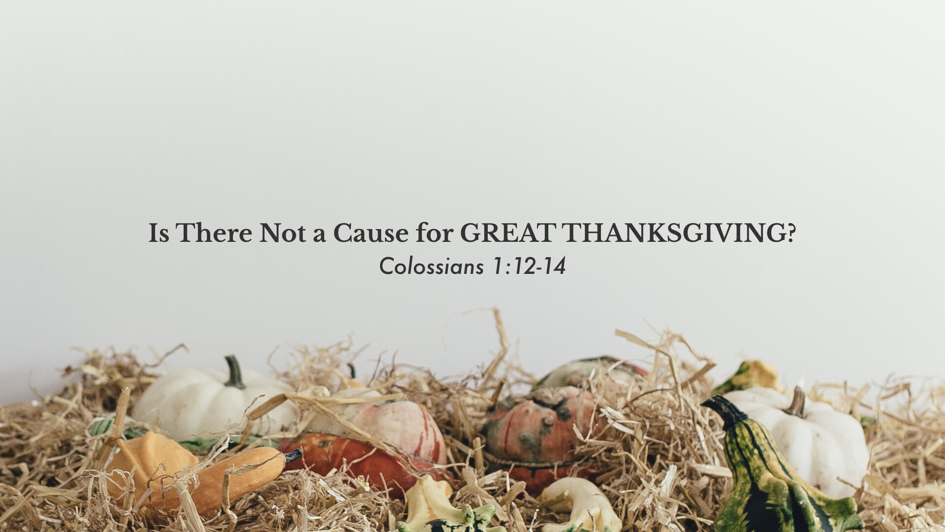 Is There Not a Cause for GREAT THANKSGIVING? episode artwork