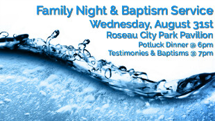 Family Night & Baptism Service