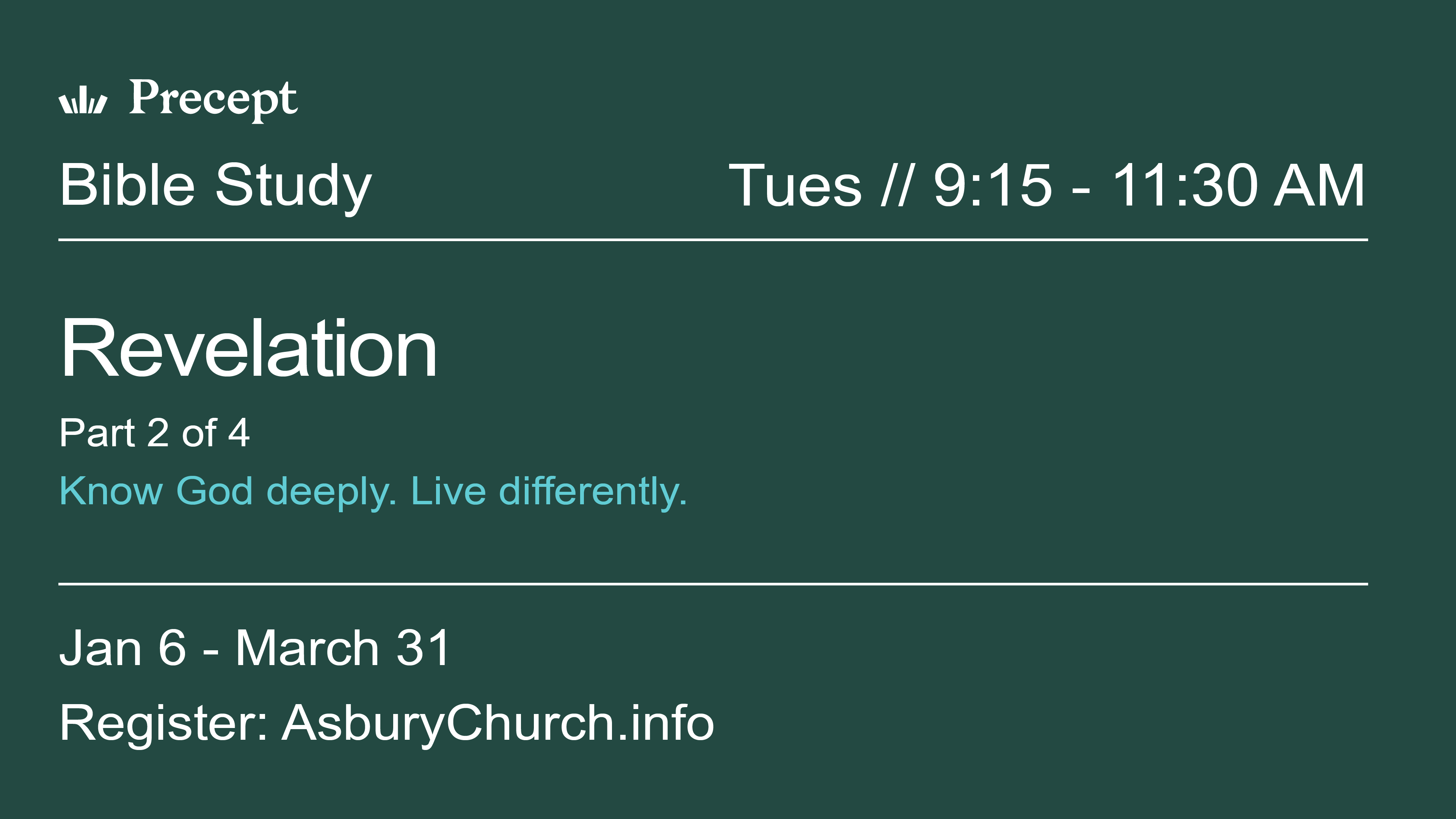 Precept Upon Precept: Revelation Part 2