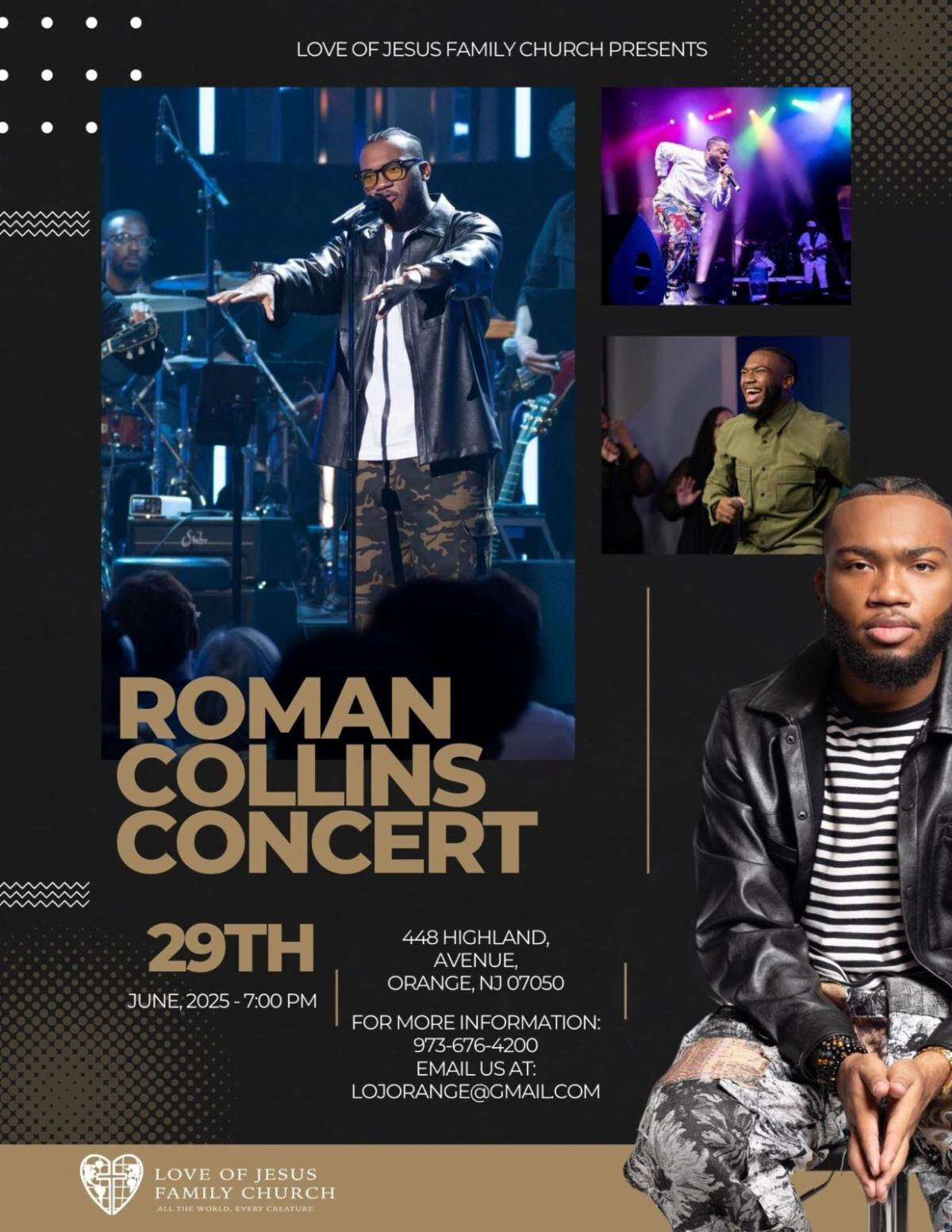 Roman Collins Concert