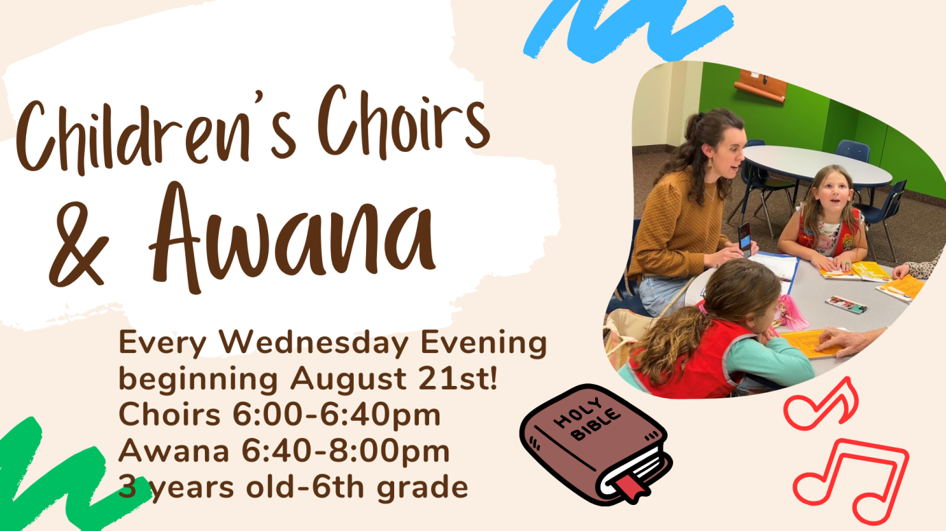 2024-2025 Children's Choir and Awana Registration