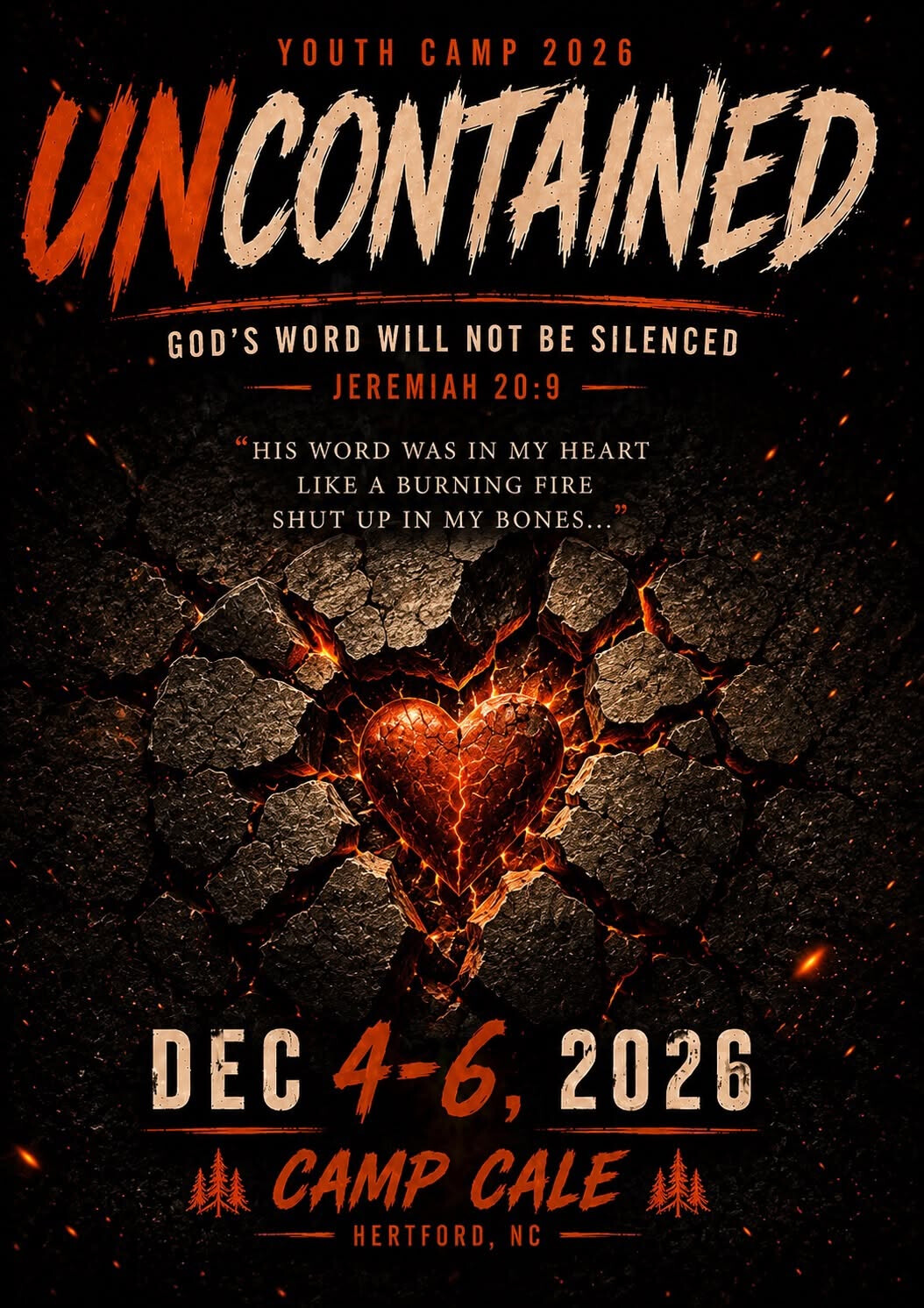 Youth Fall Camp 2026:  Uncontained