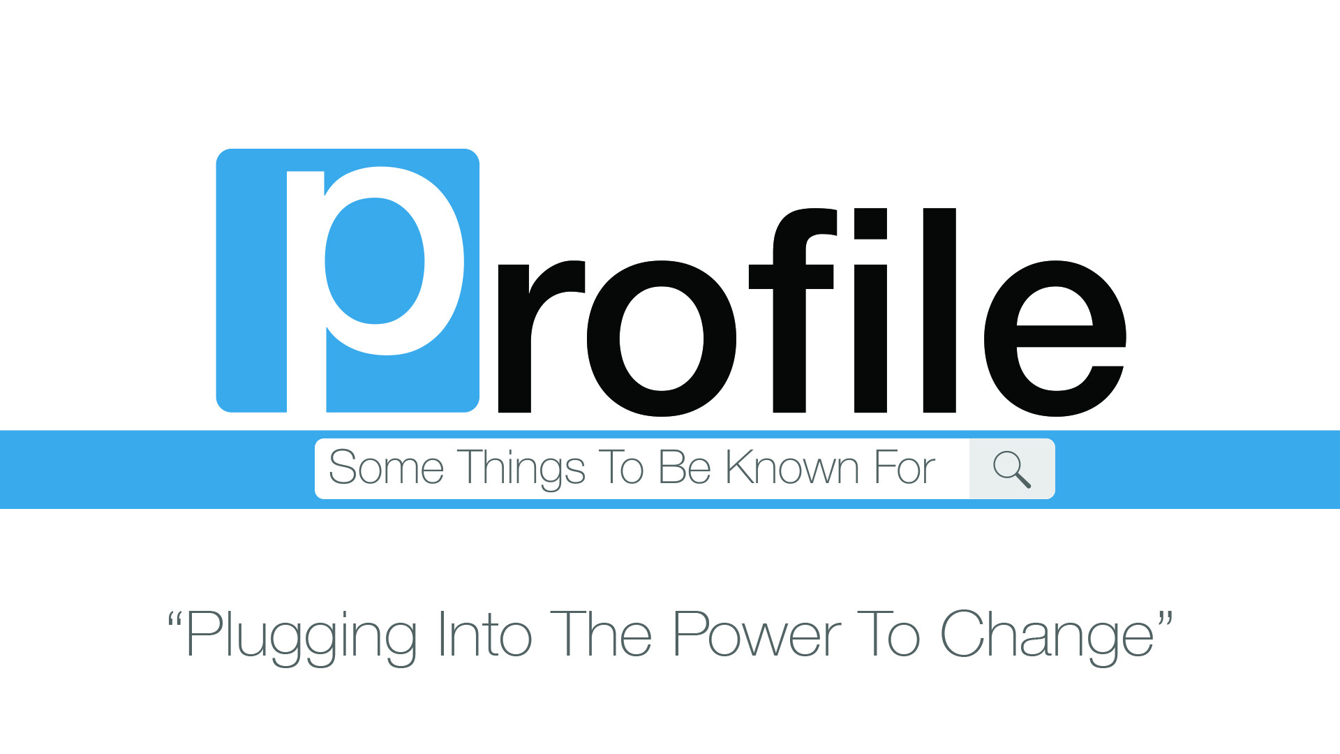 Plugging Into The Power To Change (Audio) episode artwork