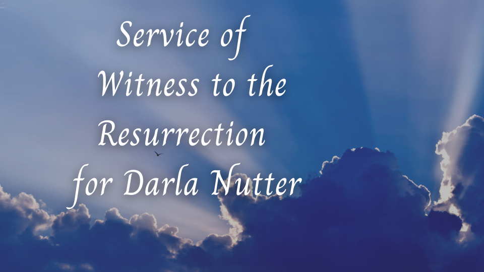 Darla Nutter Memorial Service