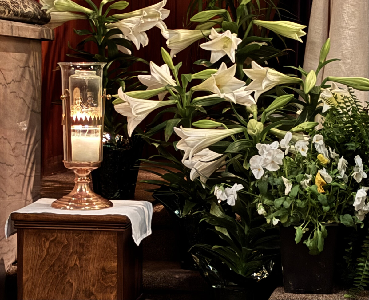 7:30 p.m. Easter Vigil