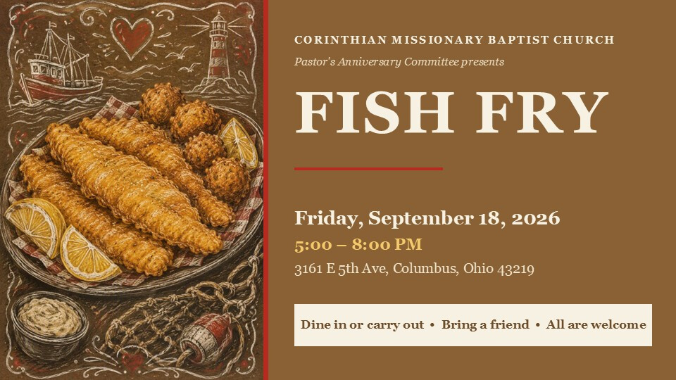 Pastor's Anniversary Fish Fry