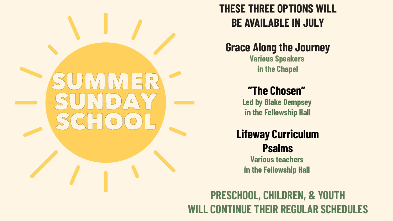 Summer Sunday School 2025