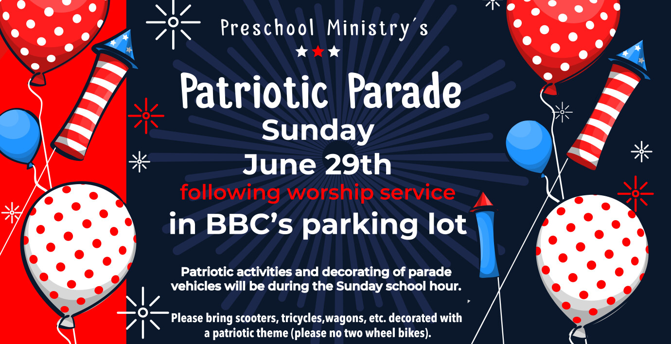 Preschool Patriotic Parade
