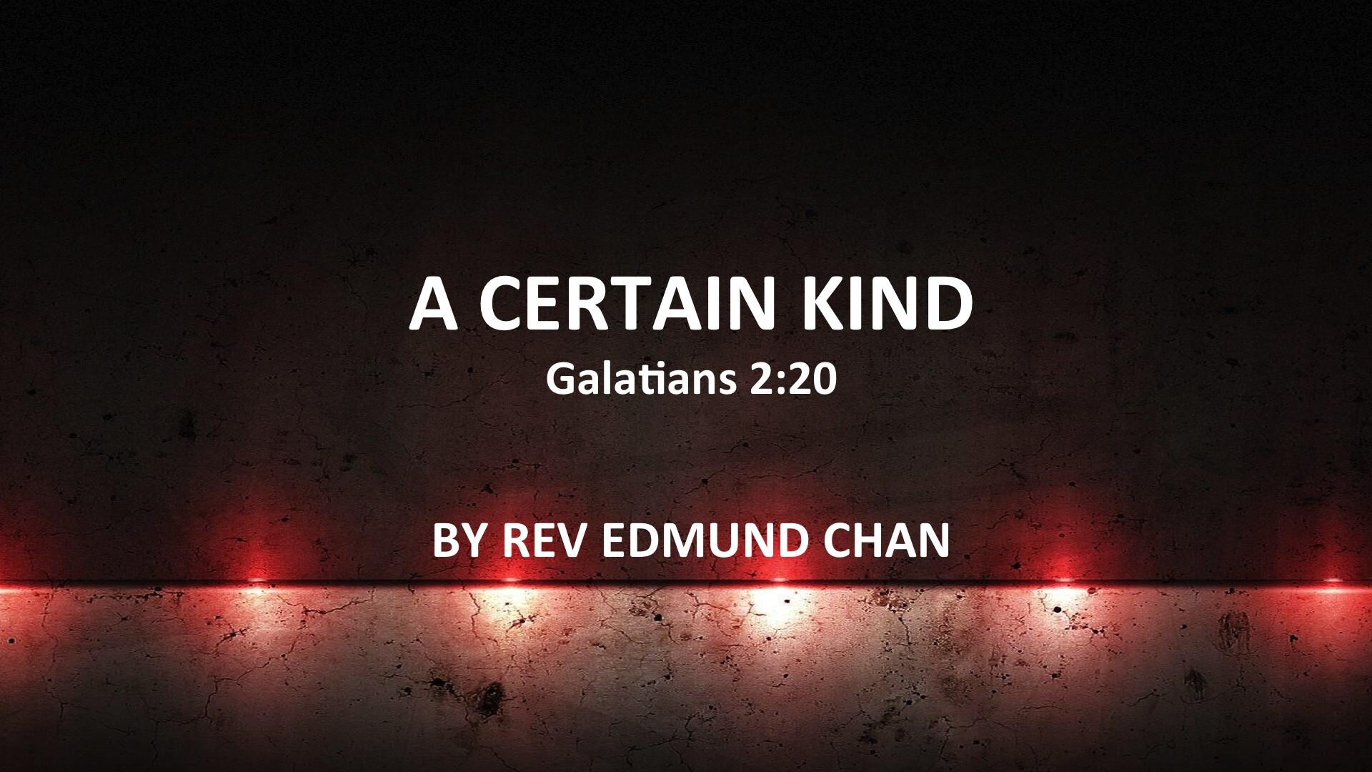 A Certain Kind episode artwork