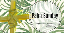 Palm Sunday Vibrations (cont.)