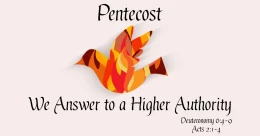 We Answer to a Higher Authority (trad.)