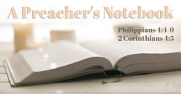 A Preacher's Notebook (cont.)