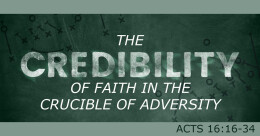 The Credibility of Faith... (cont.)