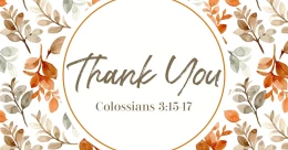Thank You (cont.)
