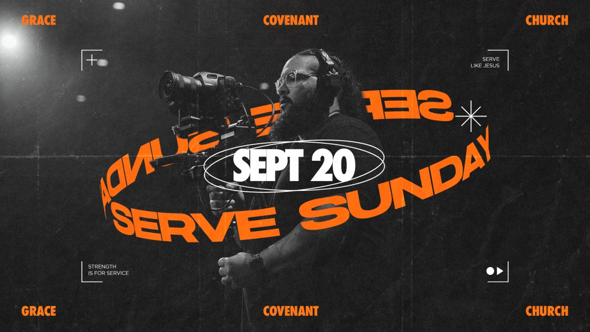 There is a place for YOU here at Grace [ Serve Sunday Sept 20] 