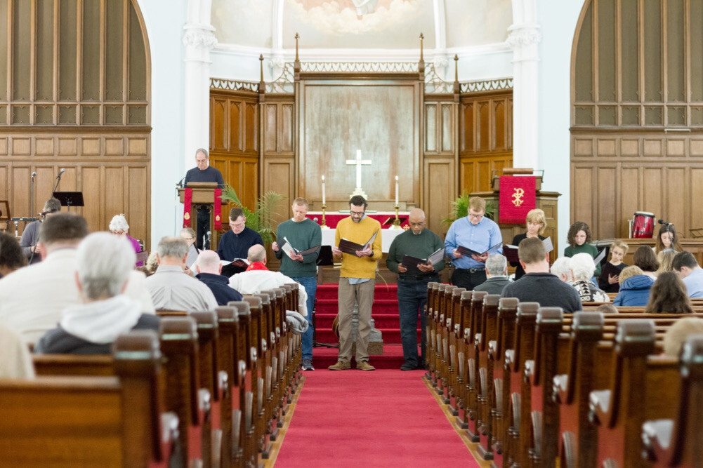 Photo of Sanctuary during worship