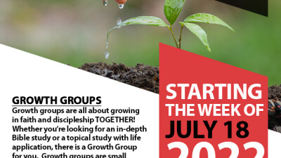 Summer Growth Group Registrations Now Open!