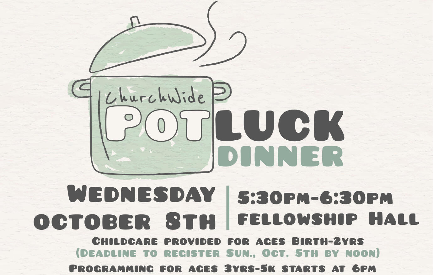 Churchwide Potluck