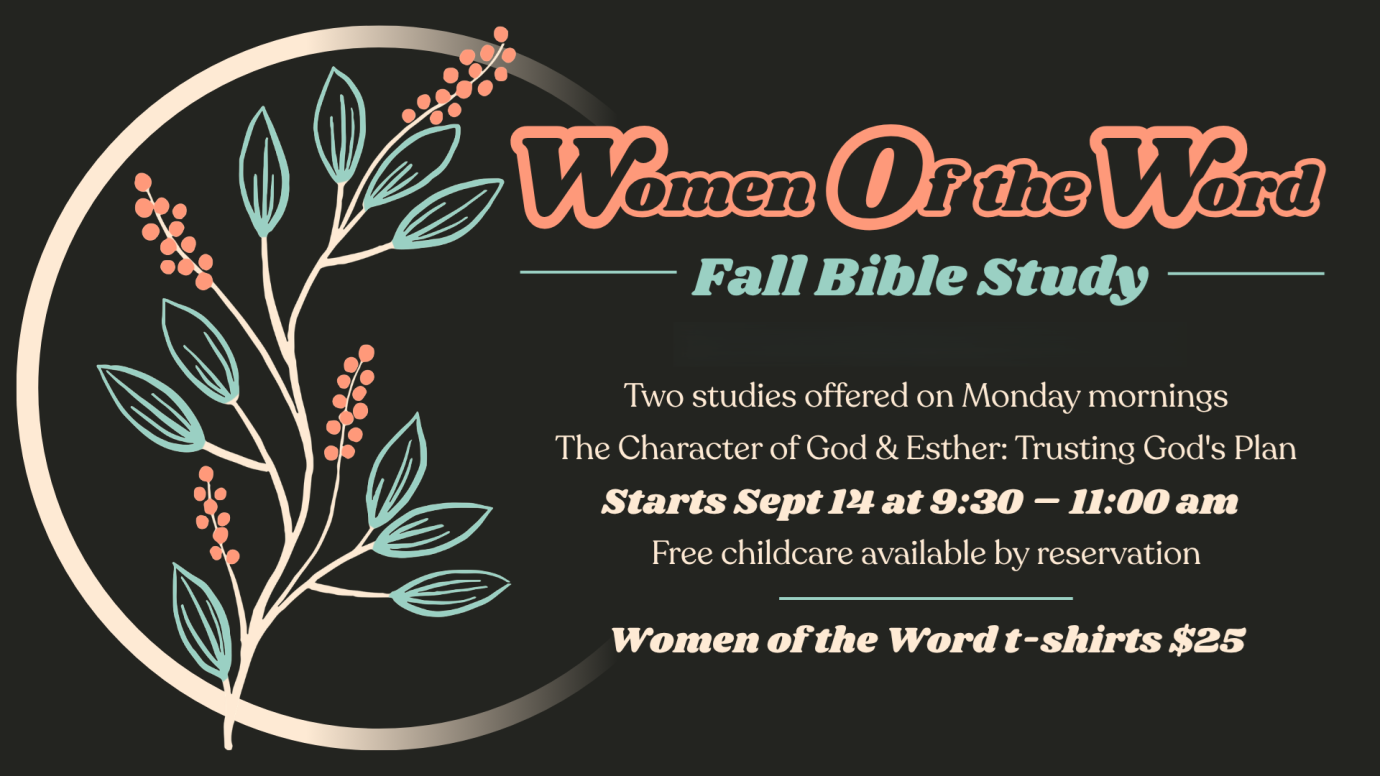 Women Of the Word - Fall Bible Studies